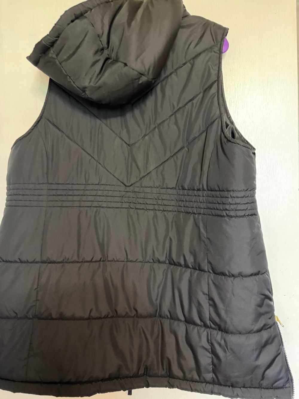 Maurices Black Quilted Hooded Puffer Vest - Women's - Picture 6 of 6